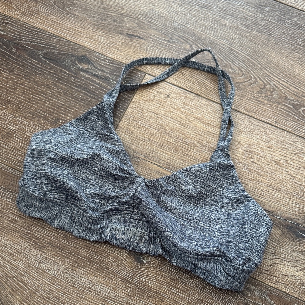 Pink Victoria’s Secret gray‎ sports bra large